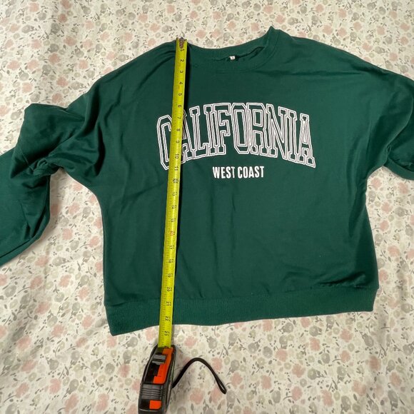 "California West Coast" crew neck lightweight sweatshirt - Junior / Women's - Picture 6 of 11